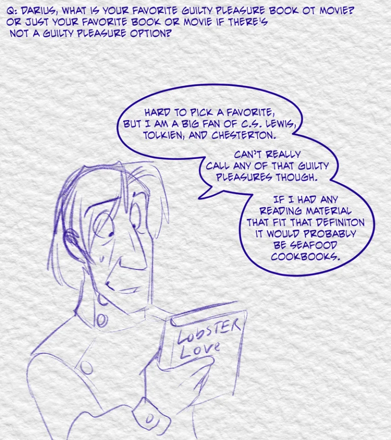 Ask the Cast #17 (2024) — Art by Foxena
