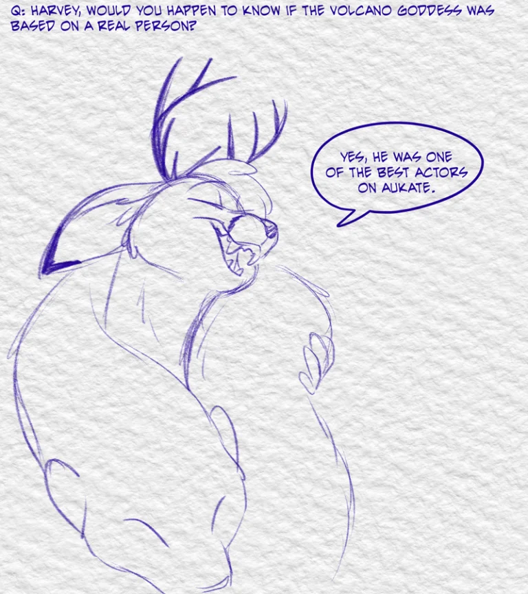Ask the Cast #18 (2024) — Art by Foxena