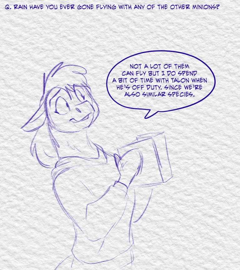 Ask the Cast #32 (2024) — Art by Foxena