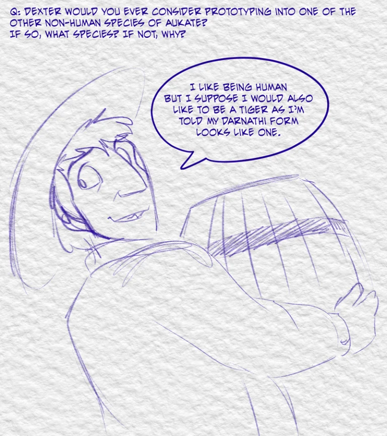 Ask the Cast #35 (2024) — Art by Foxena