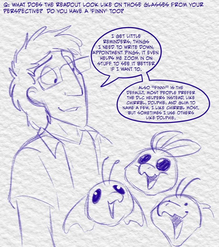 Ask the Cast #4 (2024) — Art by Foxena