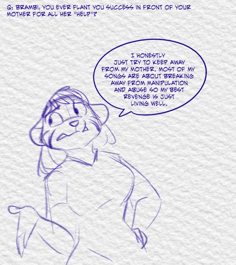 Ask the Cast #40 (2024) — Art by Foxena