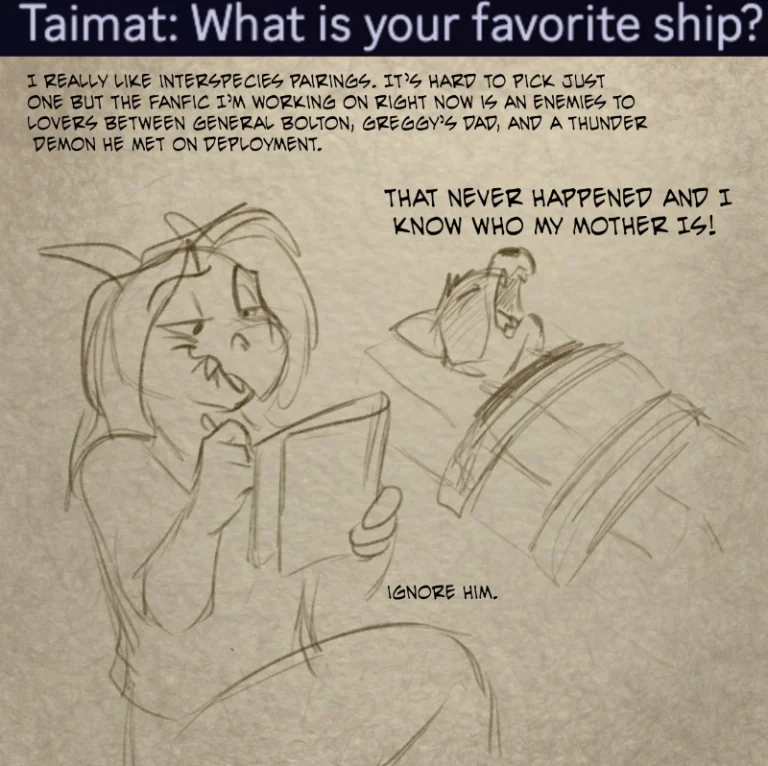 Ask the Cast #10 (2025) — Art by Foxena
