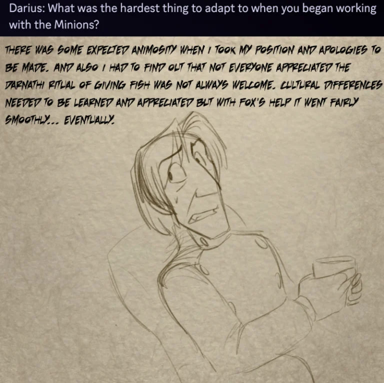 Ask the Cast #20 (2025) — Art by Foxena