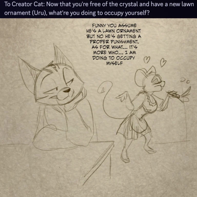 Ask the Cast #24 (2025) — Art by Foxena