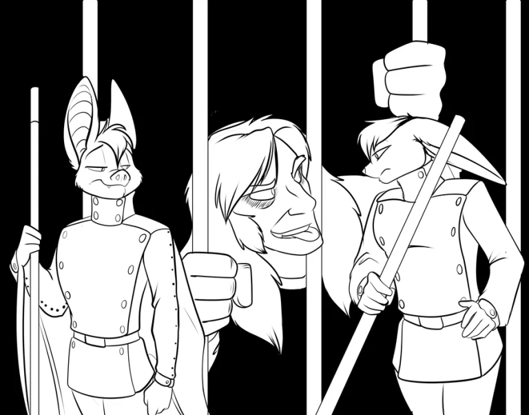 Inktober 2018 - Keeping watch over Tungsten. — Art by Foxena