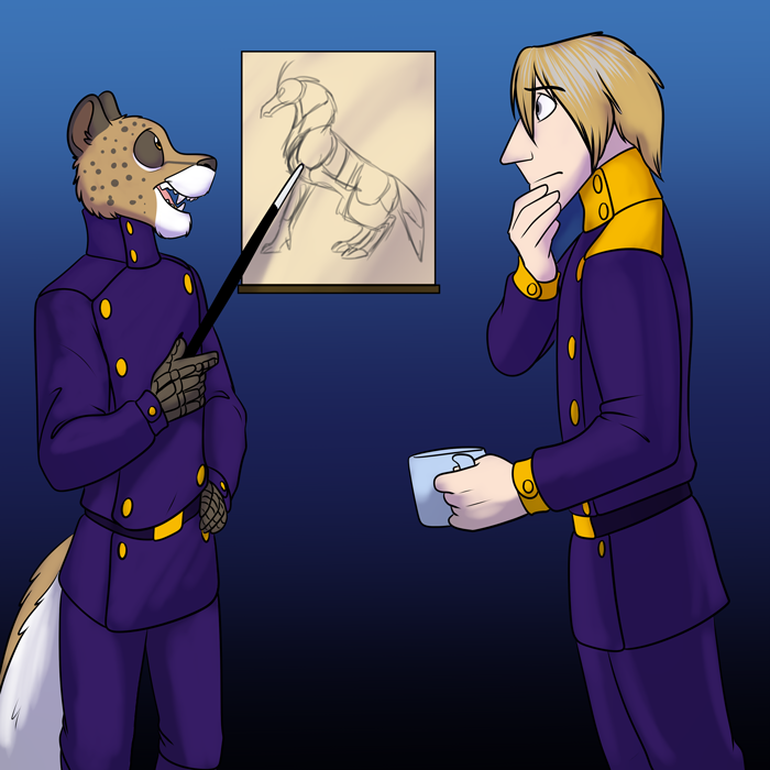 Proposition for a new cavalry. — Art by Foxena