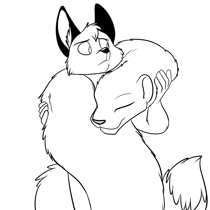 Inktober 2019 - Dean spending some time with Percival. — Art by Foxena
