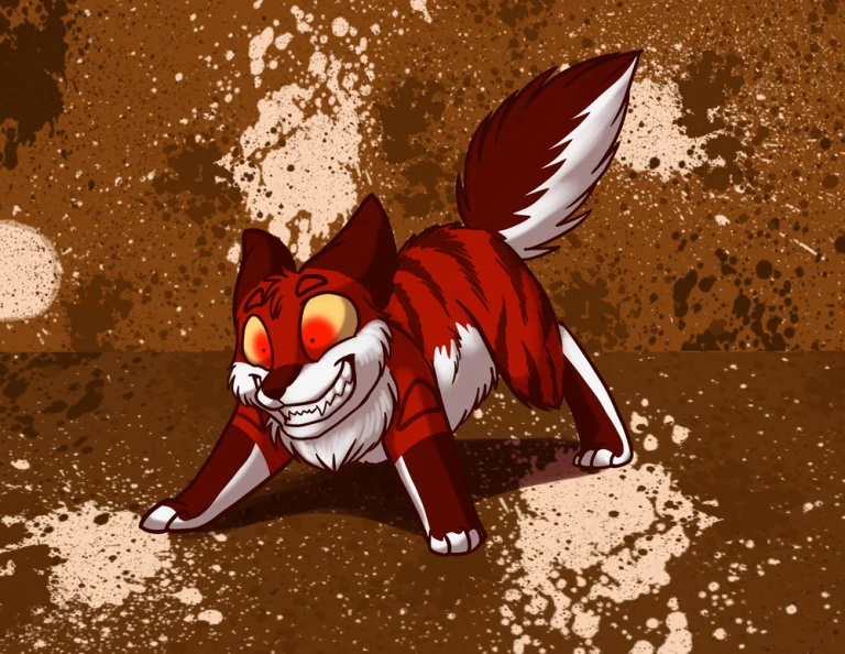 Someone made the mistake of giving Bane too much sugar. — Art by Foxena