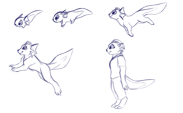 Metamorphosis reference for Darnathi children. — Art by Foxena