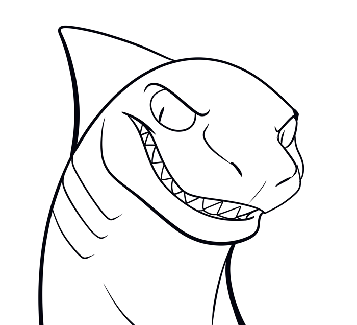 Inktober 2018 - Uru pleased about something, so bad news. — Art by Foxena