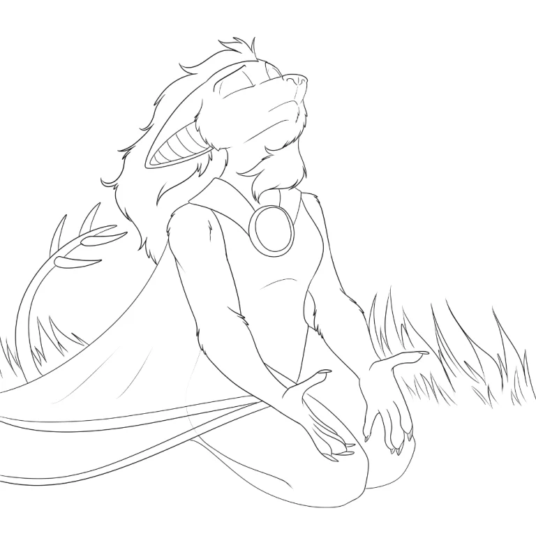 Finding inner peace(keeper) — Art by Foxena