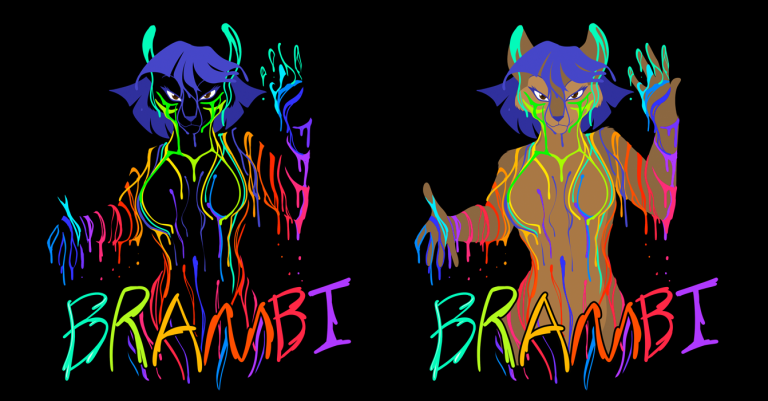 Brambi drip. — Art by Foxena