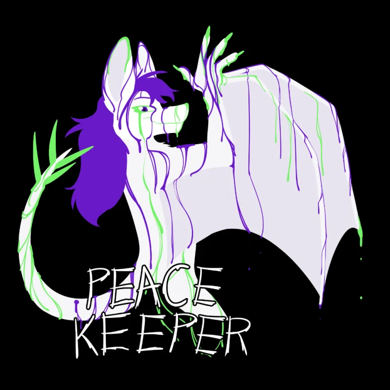 Peacekeeper drip. — Art by Foxena
