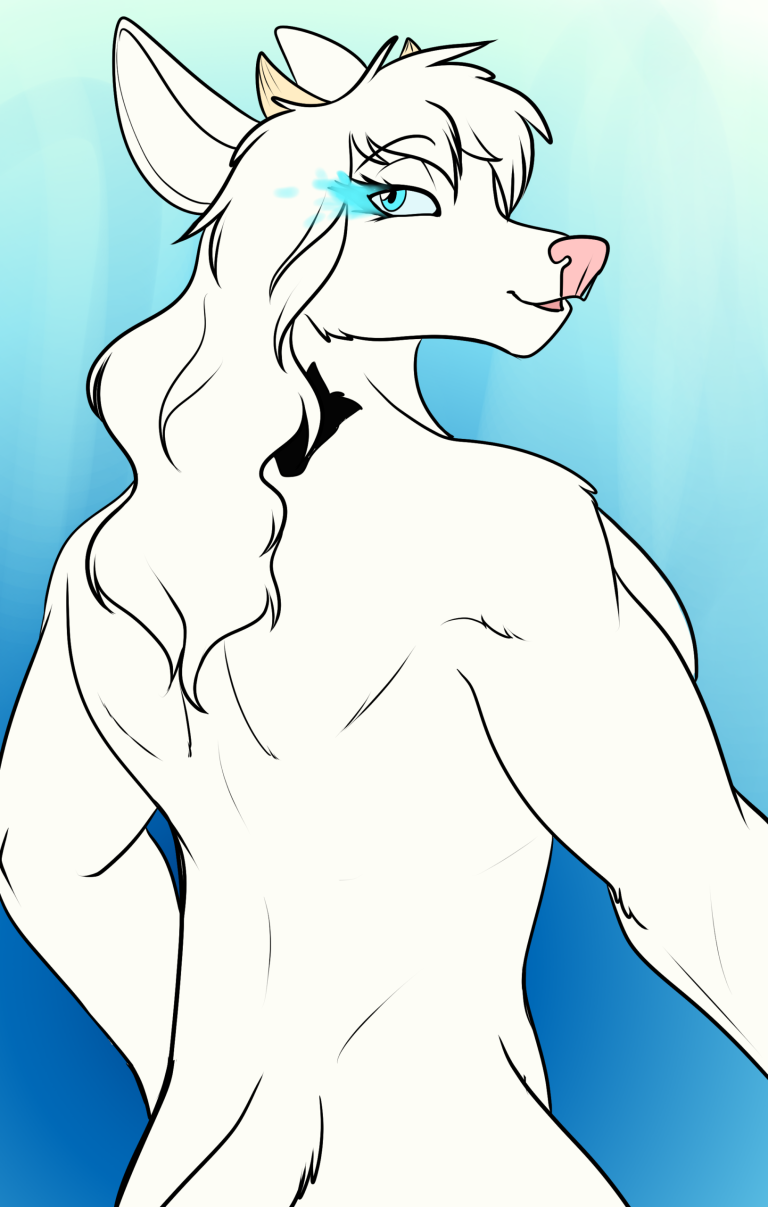 Fenriria in the beef. — Art by Foxena
