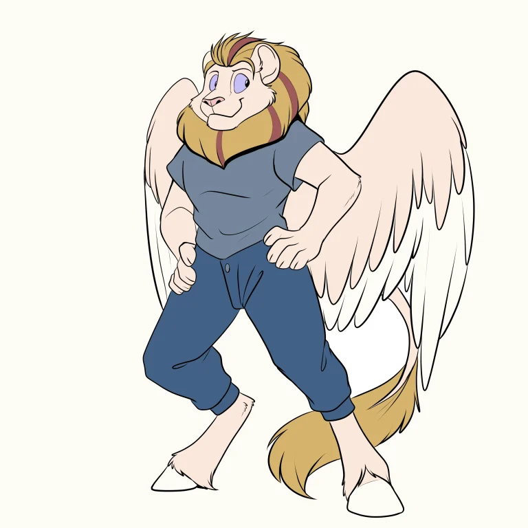 Race Steele, possible future grandchild of Darius. — Art by Foxena