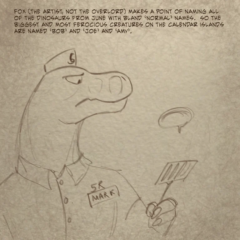 Trivia #61 (2021) — Art by Foxena